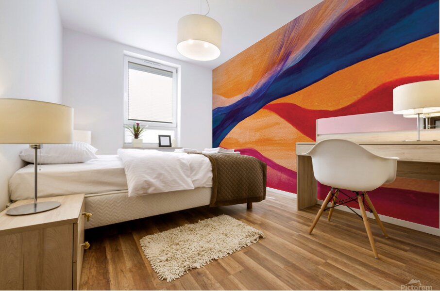 Evolutionary Thread Mural print